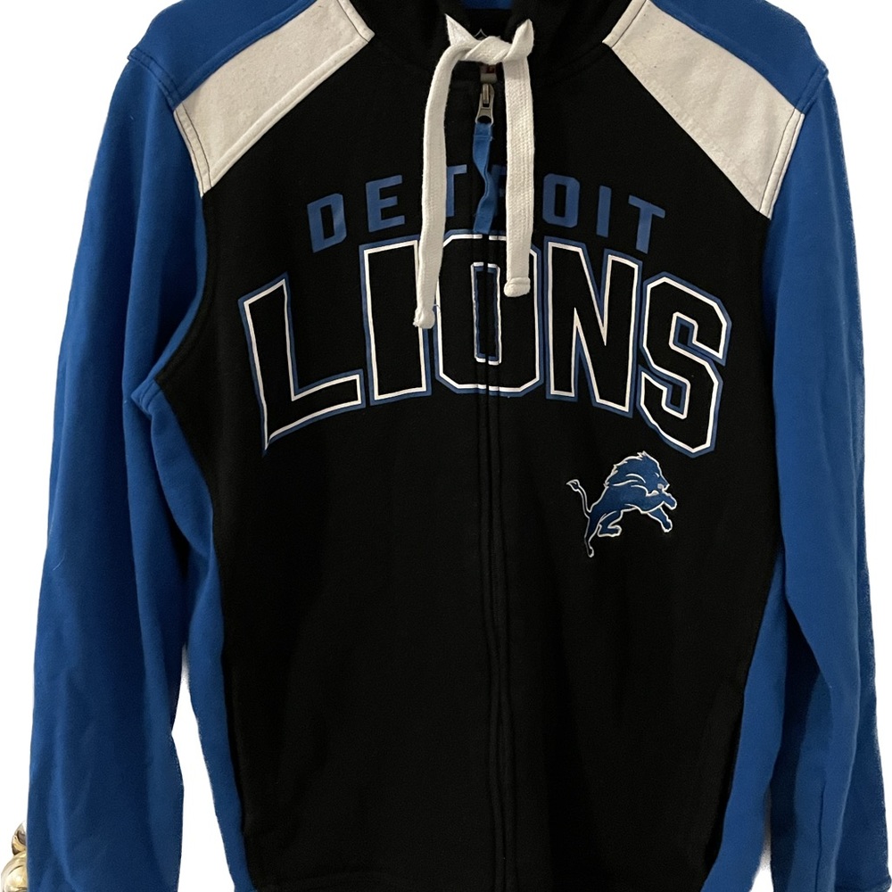 Detroit Lions full zip hoodie NFL Large